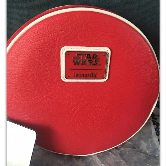 Disney Loungefly Star Wars Ewok Crossbody Purse Bag ~Christmas Snow Globe~NEW